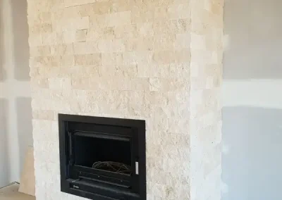 Northern Suburbs Melbourne wall tiling for fireplace