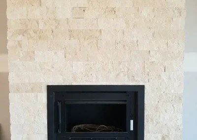 fireplace feature wall tiling Northern Suburbs Melbourne